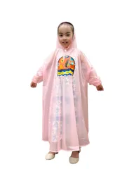 Áo Mưa Trẻ Em Bisur Kids - Chất Liệu PVC Chống Nước, Thiết Kế Dễ Thương Bảo Vệ Bé Trong Ngày Mưa - Hàng Chính Hãng Rando