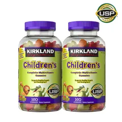 Kẹo Dẻo Kirkland Multivitamin cho Trẻ Em 160 Viên - Hỗ Trợ Tăng Trưởng và Miễn Dịch, Vitamin Tổng Hợp Mỹ