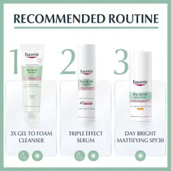 Sữa Rửa Mặt Eucerin Pro Acne Solution 3X Gel Foam - Giảm Mụn, Làm Sạch Sâu, Phù Hợp Cho Da Mụn Viêm, Chăm Sóc Da Mặt