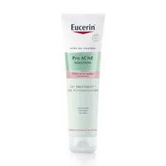 Sữa Rửa Mặt Eucerin Pro Acne Solution 3X Gel Foam - Giảm Mụn, Làm Sạch Sâu, Phù Hợp Cho Da Mụn Viêm, Chăm Sóc Da Mặt