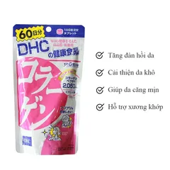 Viên Uống Collagen DHC Nhật Bản 360 Viên - Chống Lão Hóa, Tăng Đàn Hồi, Làm Đẹp Da, Hỗ Trợ Sức Khỏe Khớp