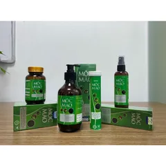 Bộ Chăm Sóc Tóc Mộc Mao - Dầu Gội & Xịt Dưỡng Giảm Rụng, Phủ Bạc - Hỗ Trợ Đen Tóc Chắc Khỏe cho Nam Nữ