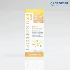 Men vi sinh Lacclean Gold LAB - Bổ sung lợi khuẩn đường ruột, hỗ trợ tiêu hóa, giảm triệu chứng rối loạn dạ dày, 30 gói 2.5g