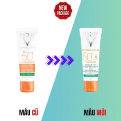 Kem Chống Nắng Vichy Capital Soleil 3in1 SPF 50 - Ngăn Bụi Mịn & Ô Nhiễm, Dạng Kem Chống Nắng Dành Cho Da Hỗn Hợp Tới Dầu 50ml