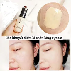Kem Nền Whoo Velvet Liquid Foundation 40ml - Che Phủ Khuyết Điểm, Chống Oxy Hóa, SPF30/PA++ - Lớp Trang Điểm Mịn Màng, Tự Nhiên