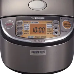 Nồi Cơm Điện Tử Cao Tần Áp Suất Zojirushi NP-HRQ10 - Công Nghệ Nấu Thông Minh AI, Chống Dính Platinum, 8 Chế Độ Nấu, Giữ Ấm Lâu