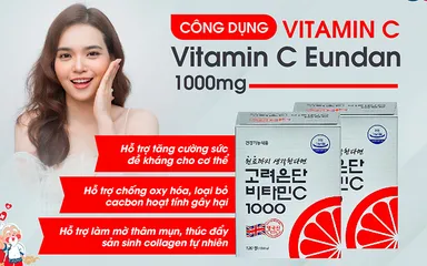 Viên Uống Vitamin C 1000mg Korea Eundan 120 Viên - Tăng Cường Miễn Dịch, Chăm Sóc Da Hàn Quốc