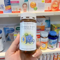 Viên uống Omega 3-6-9 Sanct Bernhard 180 viên - Hỗ trợ tim mạch và sức khỏe mắt, chiết xuất từ dầu hạt lanh tự nhiên, Đức