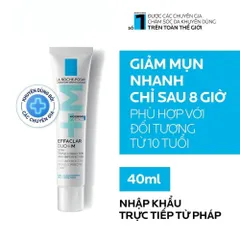 Kem Dưỡng La Roche Posay Effaclar Duo + M 40ml - Hỗ Trợ Giảm Mụn, Ngừa Thâm, Dưỡng Ẩm Cho Da Dầu Mụn