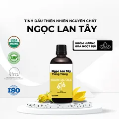 Tinh Dầu Ngọc Lan Tây iCHARM Nguyên Chất - Ylang Ylang Essential Oil Tinh Khiết, Thư Giãn và Tạo Hương Sang Trọng