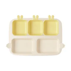 Khay Ăn Trẻ Em 5 Ngăn Series Rabbit Nestique N-11-1 - Chất Liệu An Toàn, Đa Năng và Thân Thiện Với Môi Trường