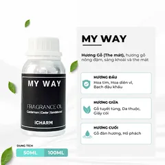 Tinh Dầu Thơm Phòng My Way - Hương Gỗ Đàn Hương Sang Trọng, Tinh Dầu Xông Phòng iCHARM, Thư Giãn & Khử Mùi Tối Ưu