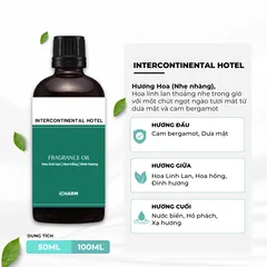 Tinh Dầu Xông Phòng iCHARM Intercontinental Hotel - Hương Thơm Tươi Mát, Sang Trọng Cho Không Gian Sang Trọng, Giảm Stress