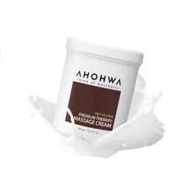 Kem Massage Body Ahohwa Premium 1000ml - Dưỡng ẩm, Trẻ hóa Da, Chống Nếp Nhăn - Kem Massage Hàn Quốc Chất Lượng Cao