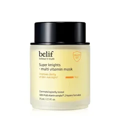 Mặt Nạ Ngủ Dưỡng Sáng Da Belif Super Knight - Multi Vitamin Mask 75ml, Giúp Da Rạng Rỡ, Cấp Ẩm Tối Ưu, Phục Hồi Da Sau Một Đêm