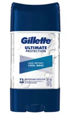 Lăn Khử Mùi Gillette Ultimate Protection 107g - Đánh Bay Mồ Hôi, Hương Cool Wave Nam Tính, Nhập Khẩu Từ Mỹ