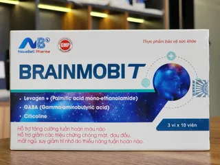 Viên Uống Bổ Não BrainmobiT - Tăng Cường Trí Nhớ, Cải Thiện Tập Trung, Giảm Căng Thẳng - Thực Phẩm Chức Năng Nova Global