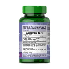 Viên uống hỗ trợ gan Milk Thistle 1000mg Puritan's Pride - 180 viên, Giúp thải độc, tăng cường chức năng gan, hàng nhập Mỹ