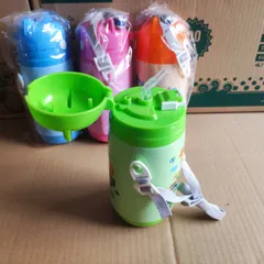 Bình nước thủy tinh Duy Tân 400ml tai thỏ nhiều màu sắc - Bình cầm tay cho học sinh và hoạt động ngoài trời, chất lượng cao, xuất xứ Việt Nam