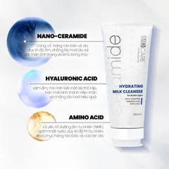 Sữa Rửa Mặt MD CARE Hydrating Milk Cleanser 200ML - Dịu Nhẹ, Cấp Ẩm Cho Da Nhạy Cảm, Làm Sạch Tối Ưu, Dưỡng Da Mịn Màng
