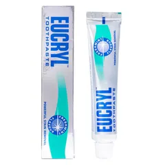 Kem Đánh Răng Eucryl Freshmint Thornton & Floss 62g - Tẩy Trắng, Ngăn Mảng Bám, Hơi Thở Thơm Mát Tự Nhiên