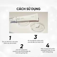 Phiên Bản mới Kem Dưỡng Da PALAB K1 Phục Hồi - Giảm Đỏ, Làm Dịu Da Nhạy Cảm Sau Xâm Lấn - 30ml Hàn Quốc