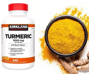 Viên Uống Tinh Chất Nghệ Kirkland Signature Turmeric 1000mg 320 Viên - Hỗ Trợ Tiêu Hóa và Chống Oxy Hóa Từ Mỹ