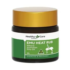 Cao xoa bóp đà điểu Healthy Care Emu Heat Rub 50g - Dầu xoa bóp giảm đau hiệu quả từ Úc, Massage thư giãn, Chăm sóc sức khỏe da