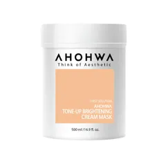 Mặt Nạ Kem Ủ Trắng Ahohwa Tone-Up Brightening Cream Mask 500g - Dưỡng Da Trắng Sáng, Giảm Thâm Nám Từ Hàn Quốc
