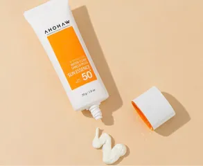 Kem Chống Nắng Ahohwa Inten Cure Shield Plus SPF 50+ - Bảo Vệ Da Toàn Diện, Không Kích Ứng, Chống UVA/UVB, Dưỡng Ẩm, Duy Trì Độ Bóng Da