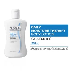 Sữa Dưỡng Thể Physiogel Daily Therapy Lotion 200mL - Dưỡng ẩm cho da nhạy cảm, phục hồi và bảo vệ làn da mịn màng, tươi trẻ