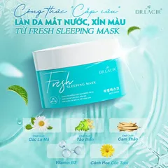 Mặt Nạ Ngủ Dưỡng Ẩm Trắng Da Dr. Lacir - Fresh Sleeping Mask Cung Cấp Dưỡng Chất, Làm Mờ Vết Thâm Nám, Giúp Da Tươi Sáng