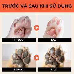 Sáp Dưỡng Ẩm Mũi và Lòng Bàn Chân Cho Chó Mèo TINYPAWS - Giúp Làm Mềm Da, Bảo Vệ và Chống Nứt Nẻ Từ Tự Nhiên