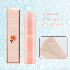 Xịt Chống Nắng Jmsolution Glow Luminous Flower Spray 180ml - Bao Vệ Da, Dưỡng Sáng, Chỉ Số SPF50+/PA++++, Chiết Xuất Hoa Hồng