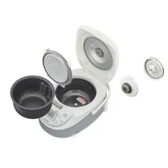 Nồi Cơm Điện Tử Cao Tần Tiger 3 Trong 1 JPF-A55W 0.54L - 12 Chế Độ Nấu, Công Nghệ IH, Nấu Cơm Siêu Tốc, Giữ Ấm 24h, Nhật Bản