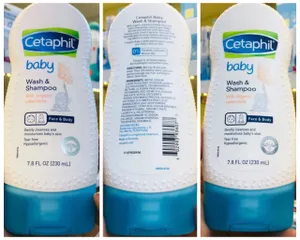Sữa Tắm Gội Cetaphil Baby Wash & Shampoo 230ml - Chiết Xuất Hoa Cúc Hữu Cơ An Toàn Cho Da Nhạy Cảm Của Bé