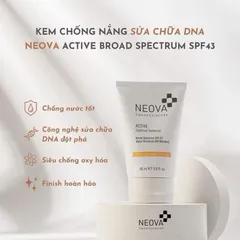 Kem Chống Nắng Neova Active SPF 43 Chống Nước - Bảo Vệ Da, Công Nghệ Sửa DNA, 89ml, Bảo Vệ UV Toàn Diện