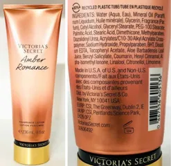 Sữa Dưỡng Thể Victoria's Secret Amber Romance 236ml - Hương Thơm Quyến Rũ, Cung Cấp Độ Ẩm, Dưỡng Da Mịn Màng, Nhập Mỹ