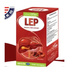 Viên Uống Thảo Mộc Bảo Vệ Gan LEP - Xuất Nhập Khẩu Mỹ, Hỗ Trợ Giải Độc, Mát Gan, Tăng Cường Chức Năng Gan, 30 Viên