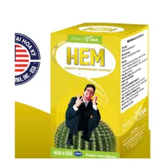 Viên Uống Hỗ Trợ Trĩ Hem Nhập Khẩu Mỹ - Thảo Dược Tự Nhiên Chống Táo Bón, Giảm Ngứa Rát và Sưng Đau Trĩ