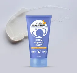 Dầu Bôi Ấm Ngực Organic Little Innoscents 75ml - Hỗ Trợ Giảm Ho Cho Trẻ Từ 0 Tháng Tuổi - Giữ Ấm Hiệu Quả