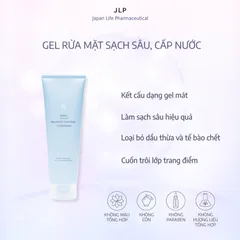 Gel Rửa Mặt JLP Cân Bằng Ẩm 2 Trong 1 - Sữa Rửa Mặt Tẩy Tế Bào Chết, Làm Sáng Da, Duy Trì Độ Ẩm, Phù Hợp Cho Mọi Làn Da