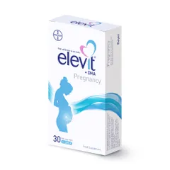 Elevit DHA Vitamin Tổng Hợp Dành Cho Mẹ Bầu, Bổ Sung DHA & Vitamin D Hỗ Trợ Phát Triển Thai Nhi - Hộp 30 Viên