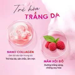 Sữa Tắm Chức Năng Nano Collagen Sắc Ngọc Khang 500g - Dưỡng Trắng Mịn Màng, Hương Hoa Anh Đào Quyến Rũ, Chống Lão Hóa Da