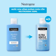 Nước Hoa Hồng Neutrogena Không Cồn 150ml - Toner Dưỡng Ẩm, Chăm Sóc Da Mềm Mại, Phù Hợp Mọi Loại Da