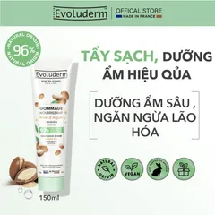 Tẩy Tế Bào Chết Da Mặt Evoluderm 150ml - Chiết Xuất Đào Nhung, Giúp Làm Mịn Da và Thông Thoáng Lỗ Chân Lông, Dưỡng Ẩm Tự Nhiên