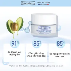 Mặt Nạ Ngủ Dưỡng Ẩm Evoluderm - Giúp Da Căng Bóng, Rạng Rỡ, 92% Tự Nhiên, Mỹ Phẩm Thuần Chay, Dành Cho Mọi Loại Da