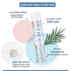 Dầu Gội Khô Evoluderm 400ml - Giúp Tóc Sạch Bồng Bềnh Nhanh Gọn, Tiện Lợi Cho Du Lịch và Người Bận Rộn