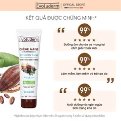 Kem dưỡng ẩm làm mềm bảo vệ da tay chiết xuất Bơ Cacao Evoluderm
