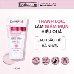 Sữa Rửa Mặt Mặt Nạ Chiết Xuất Bưởi Hồng 2in1 Evoluderm - Dưỡng Da Sáng Khỏe, Ngừa Mụn, Se Khít Lỗ Chân Lông, Mỹ Phẩm Thuần Chay